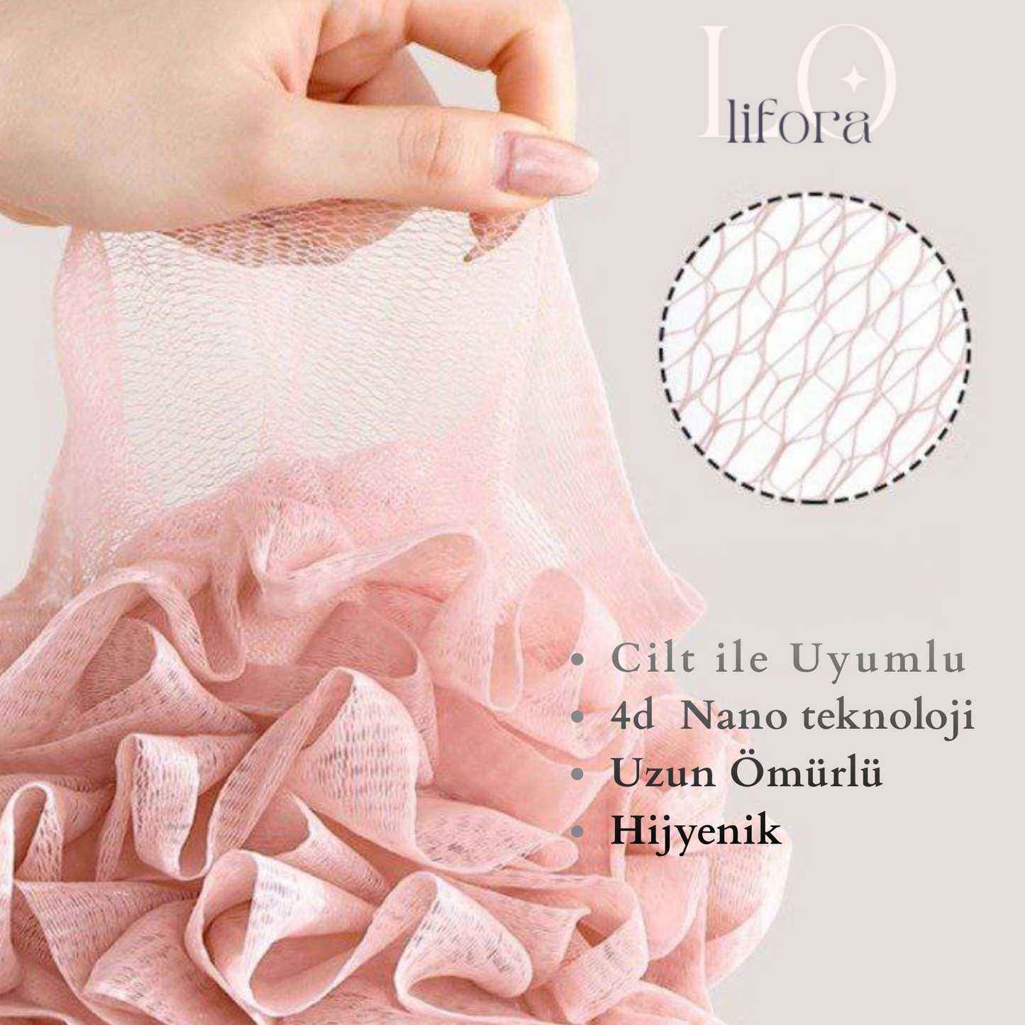 SABUN HAZNELİ LİF / PEELİNG ETKİSİ